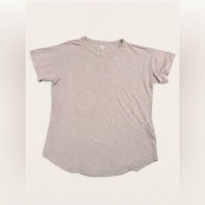 Madewell Short Sleeve Tee Neutral Taupe Women’s Size Small